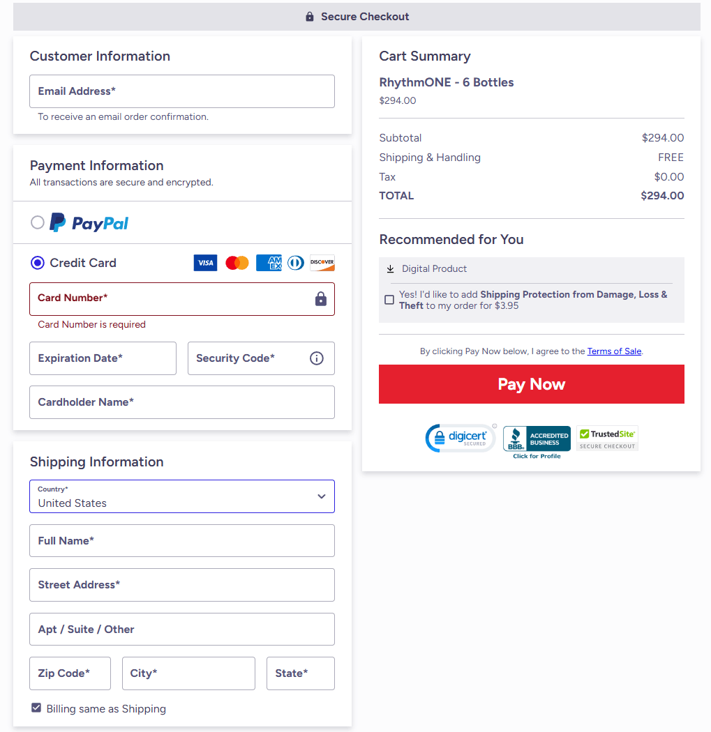 RhythmONE official website